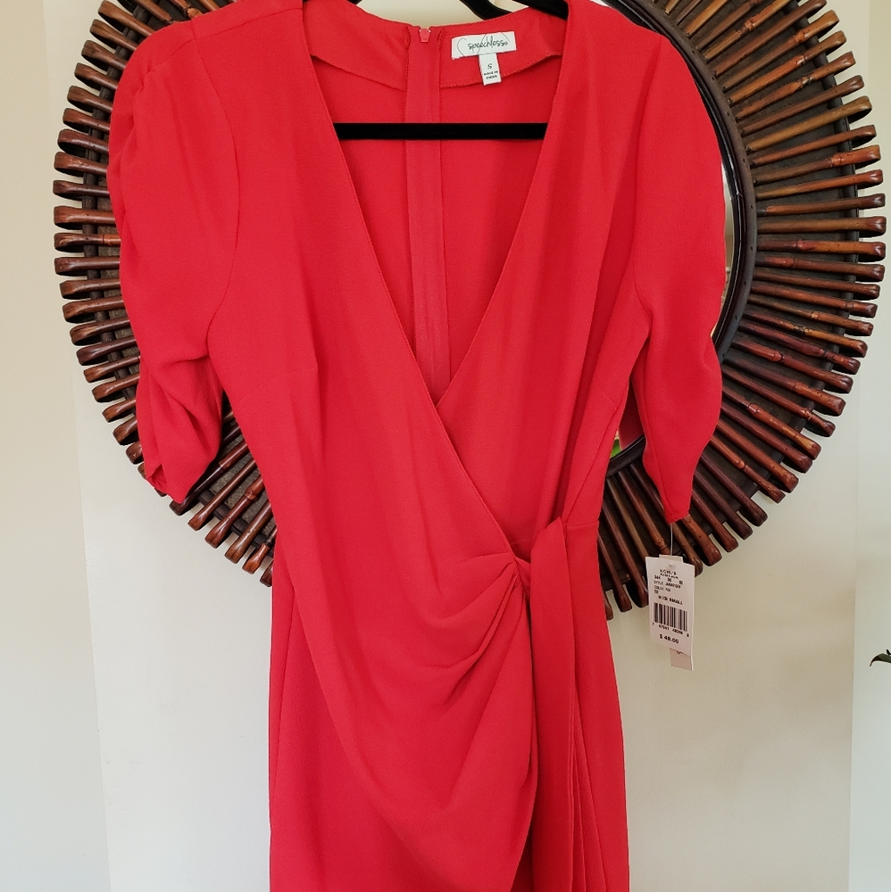 Sexy red dress